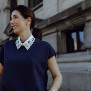 MaritS6 structured top | Navy