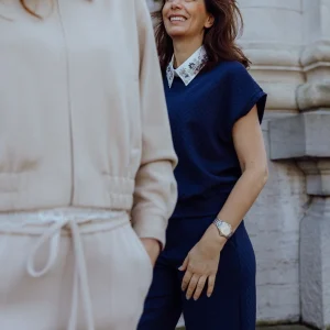 NiekS6 structured pants | Navy