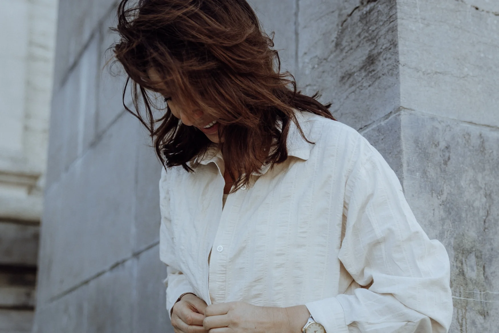 DorisS6 blouse | Sand - Afbeelding 4