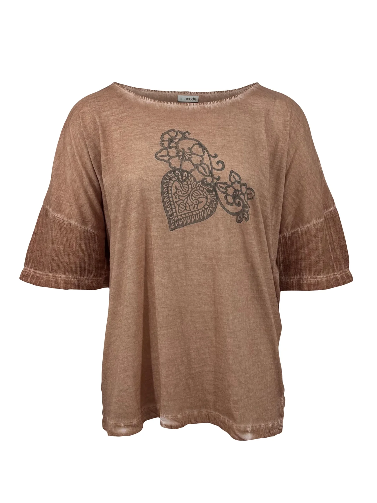 Shirt Square Jersey Sand - Afbeelding 3