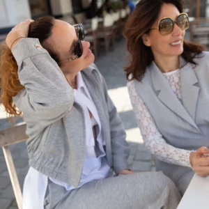 LysS6 pique jacket GREY | Grey