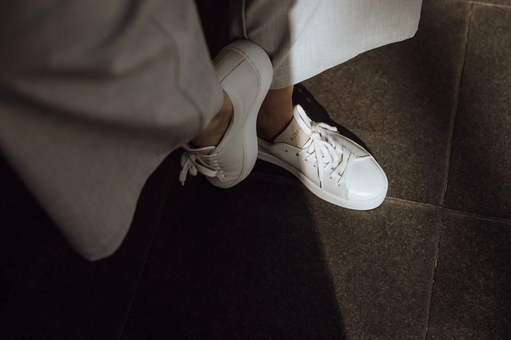 JunyS6 sneaker | Off-white + Sand - Afbeelding 4