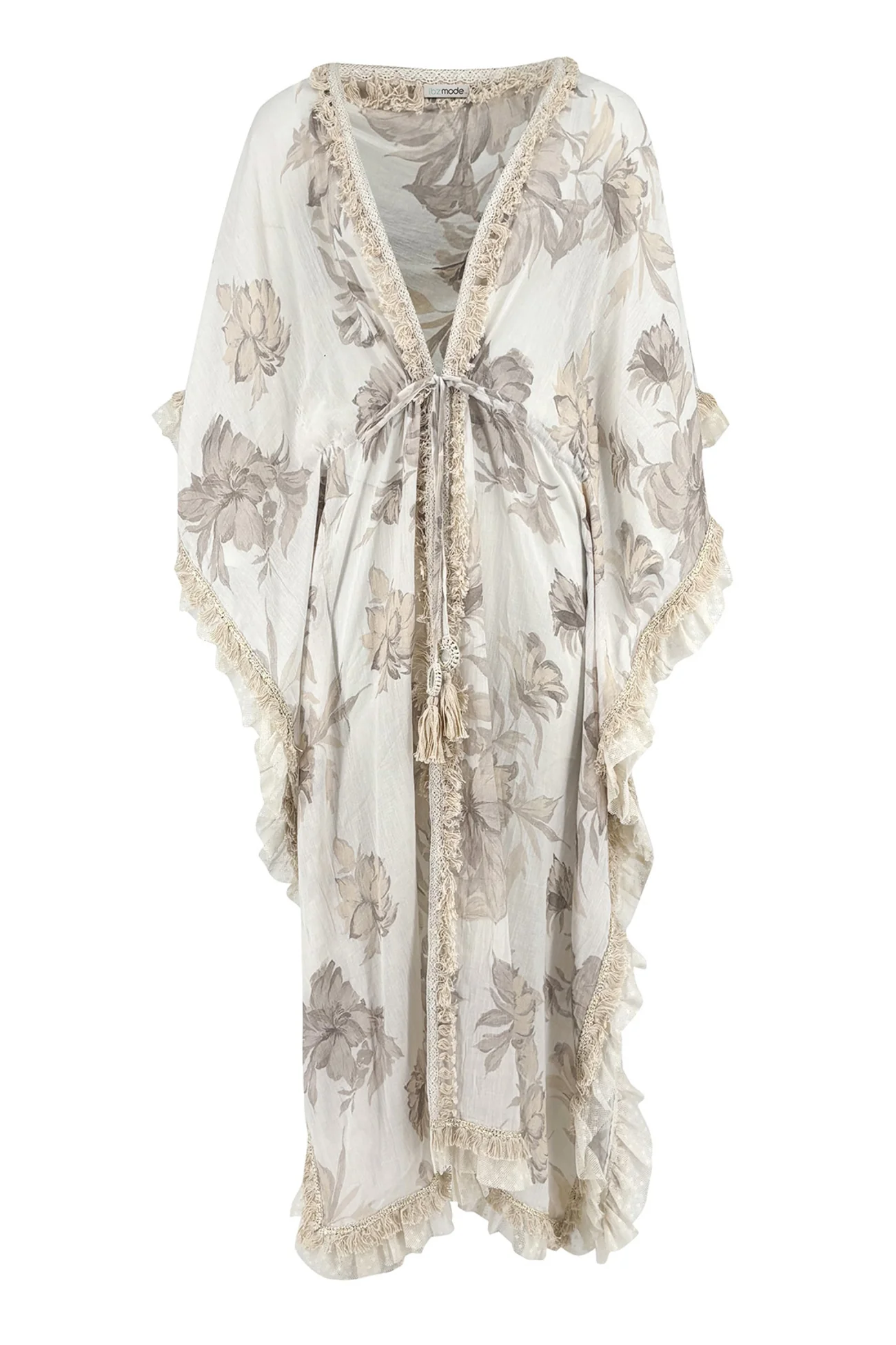 Kimono Fringe Coralia Ivory - Afbeelding 5