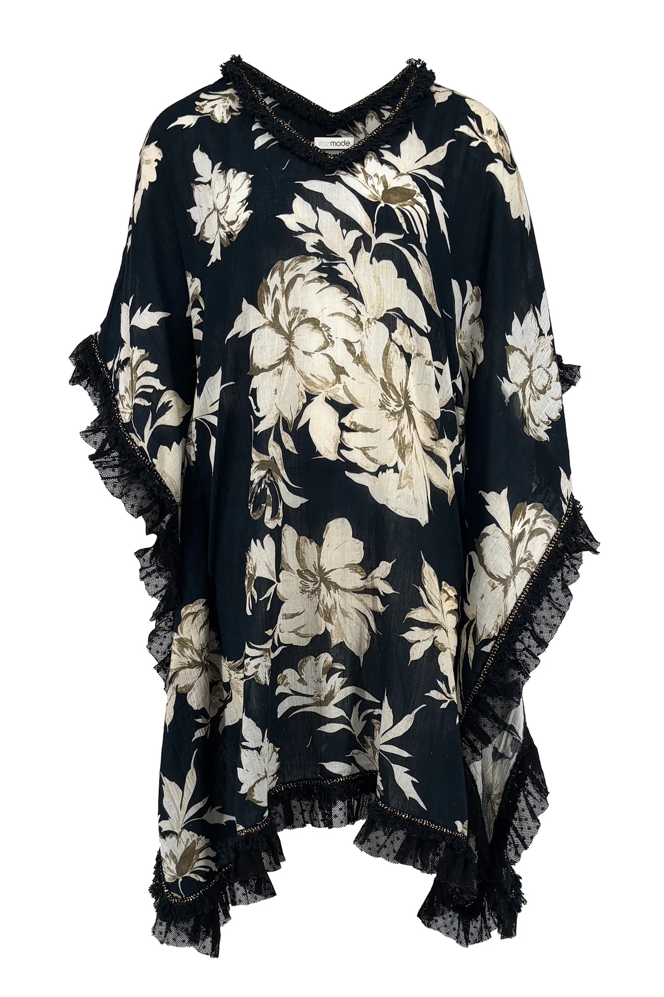 Kaftan Javina Coralia Black - Afbeelding 5