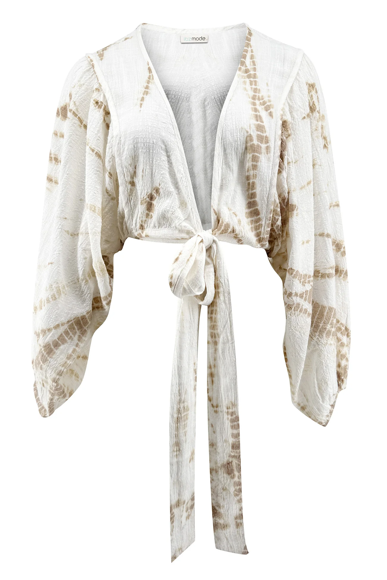 Wrap Top Alma Sera Ivory - Afbeelding 4