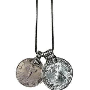 Dani Duo Coin Necklace 70cm