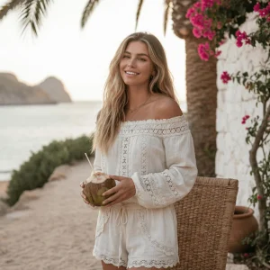 Short Sancia Ellis Ivory