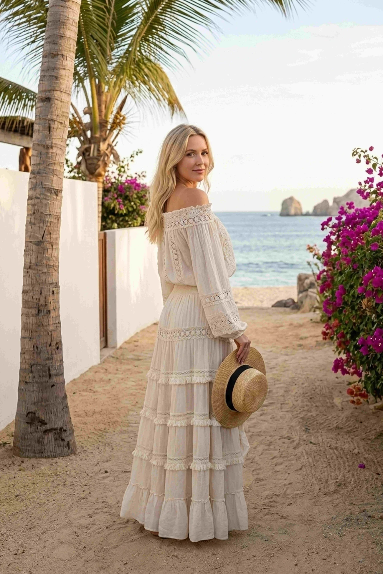 Gypsy Skirt Marlota Ellis Ivory - Afbeelding 3