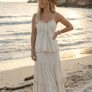 Strap Top Rosaura Ellis Ivory