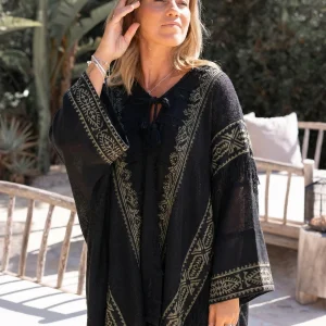 Short Kaftan Rhea Vedra Black