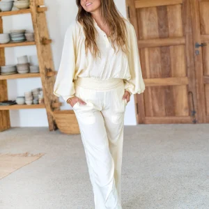 Pantalon Brisa Ecru