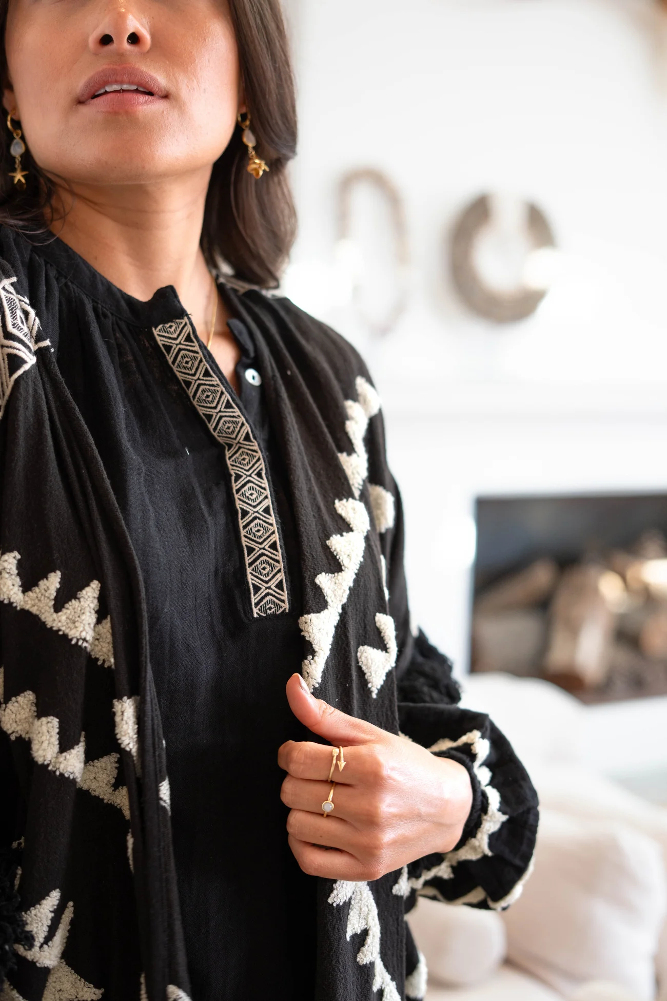 Poncho Ventana Arena Black - Afbeelding 3