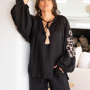 Blouse Encanto Cosido Black