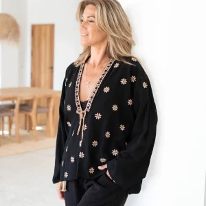 Short Kimono Lindo Black