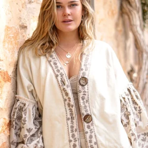 Puffsleeve Jacket Indian Light Sand