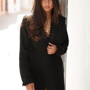 Short Dress Encaje Black