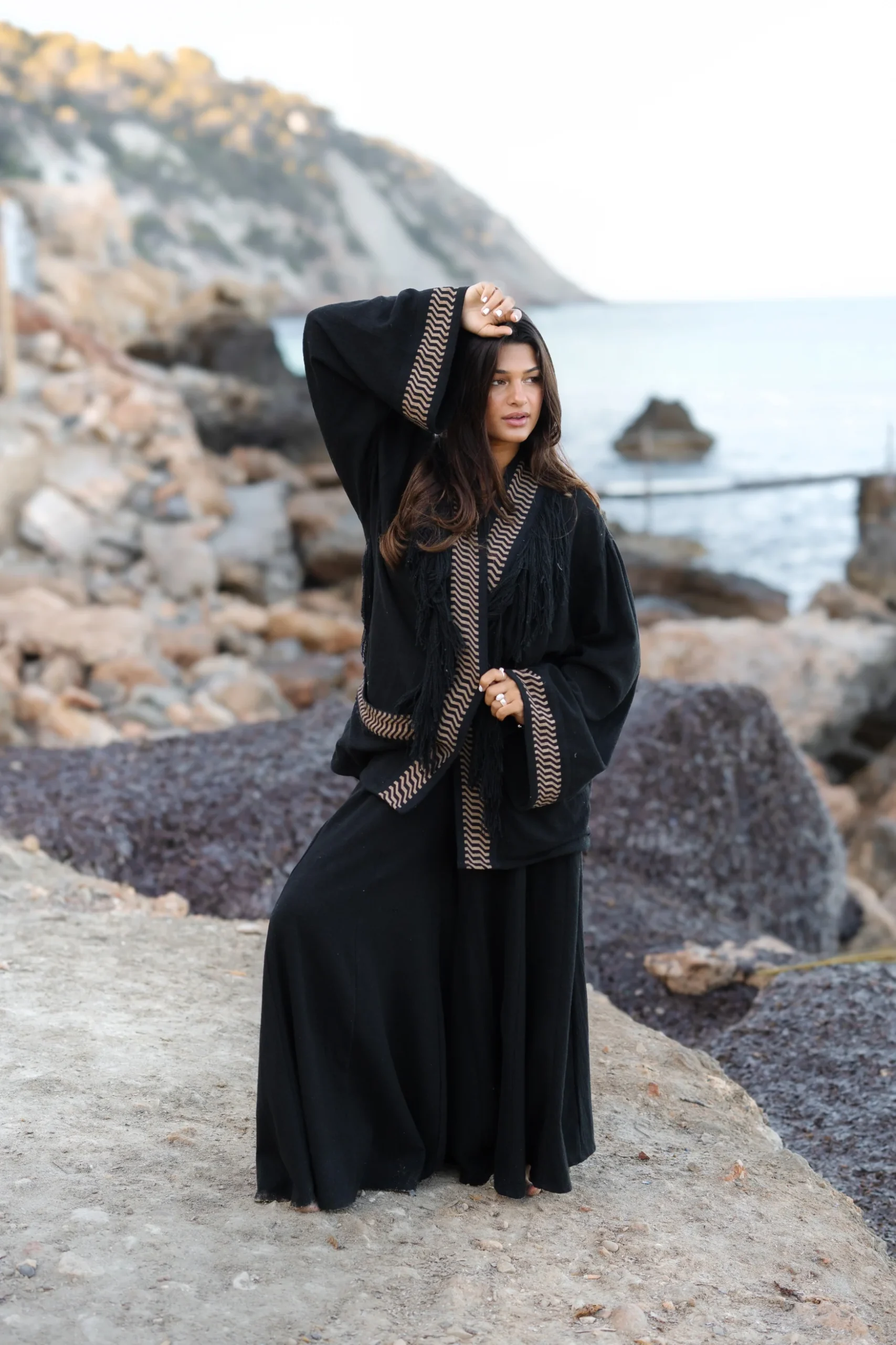 Kimono Jacket Esthetica Black - Afbeelding 7