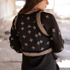 Short Gilet Sonrisa Black