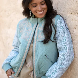 Bomber Jacket Corazon Stone Blue