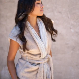 Fur Gilet Corazon Sand