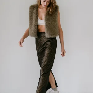 IslaA5 Fake fur gilet | Kit