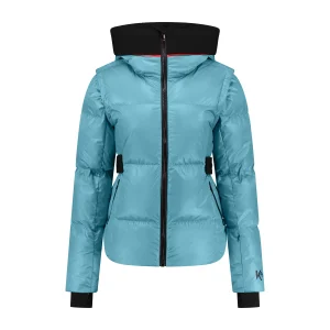 Dames Skijas Alpine Elegance - Retro Blauw