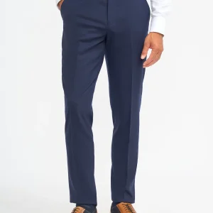Cavani James - Pantalon Navy Super 130s Wol