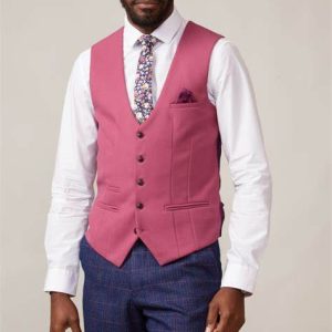 Kelvin Berry Gilet - Single Breasted