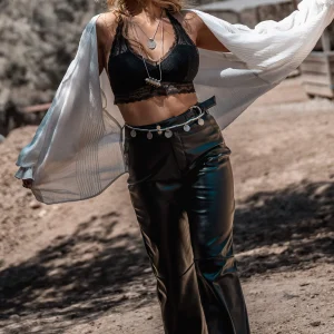 Maud Western PU Pants