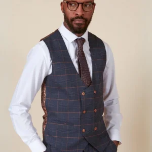 Marc Darcy - Gilet Jenson Marine Blue