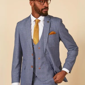 Marc Darcy - Colbert George Light Blue Check