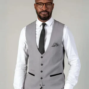 Marc Darcy - Gilet Grijs Edwin Silver