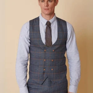 Marc Darcy - Gilet Jenson Sky Blue