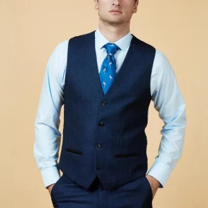 Marc Darcy - Gilet Navy Blue Callum