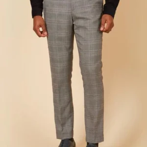 Marc Darcy - Pantalon Check Jerry Grey