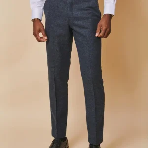 Marc Darcy - Pantalon Marlow Blue Tweed