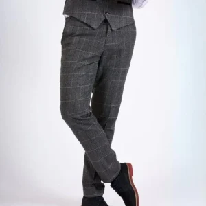 Marc Darcy - Pantalon Ruitpatroon Scott Grey