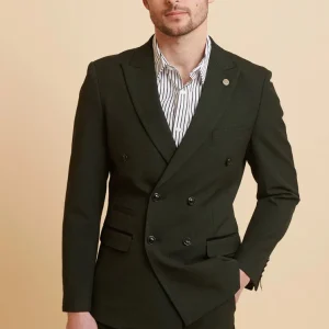 Marc Darcy - Colbert Bromley Olive Green Double Breasted