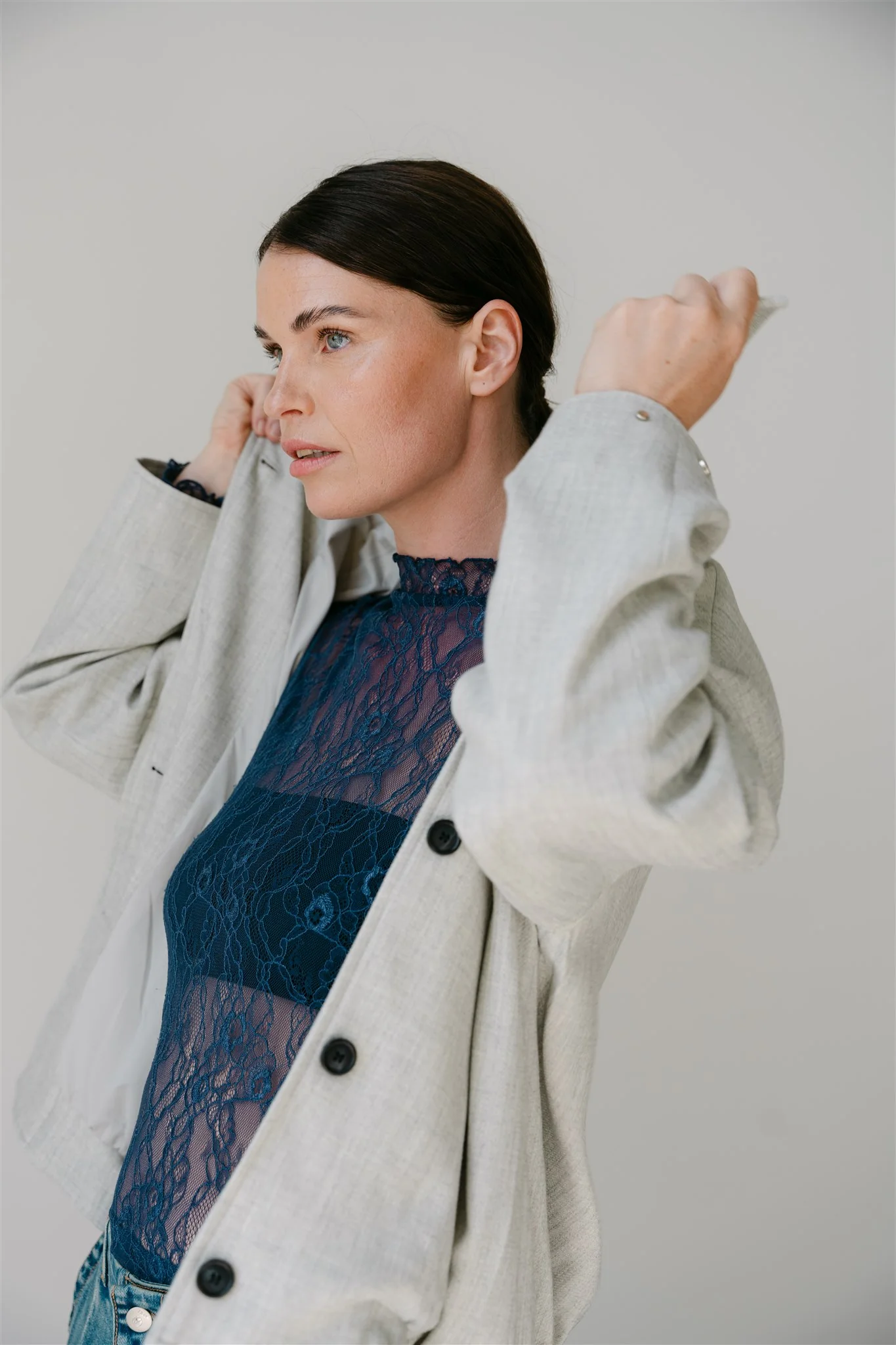 SonnyS6 lace top | Marine - Afbeelding 3