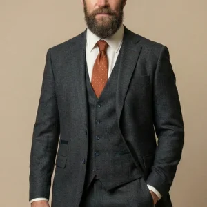 CASTLESON Marshal - Driedelig Herenpak Olive