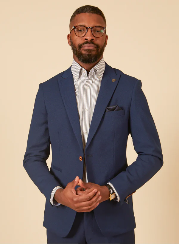 2- delig Royal blue pak -Marc Darcy Max Royal blue 2pc - Afbeelding 6