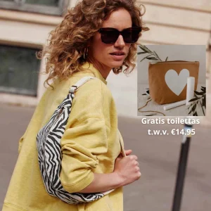 Bananentas  Zebra - TIJDELIJKE ACTIE GRATIS TOILETTAS