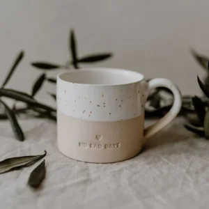 NO BAD DAYS Mok - handgemaakt in Portugal