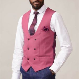 Kelvin Berry Gilet - Double Breasted