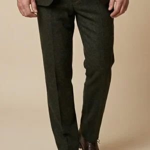 CASTLESON Chief - Pantalon Olive Tweed