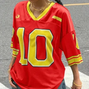 Oversized Basketball Shirt Dames