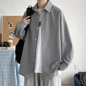 Oversized Blouse Grijs