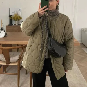 Oversized Gewatteerde Jas Dames