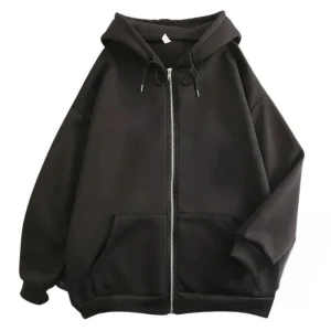 Oversized Hoodie Dames Met Rits