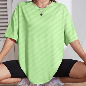 Oversized Shirt Dames Groen